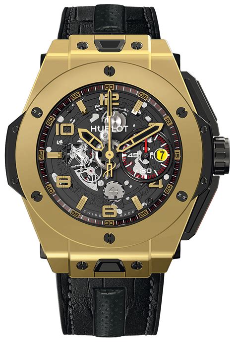 hublot ferrari unico magic gold price|Hublot big bang gold.